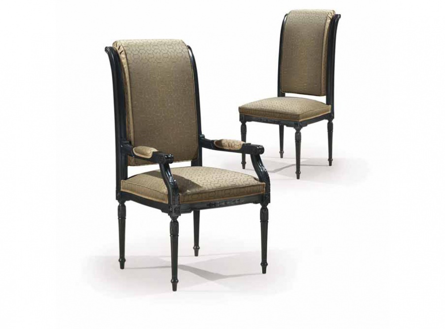 Chair with high back Mediterraneo, Angelo Cappellini