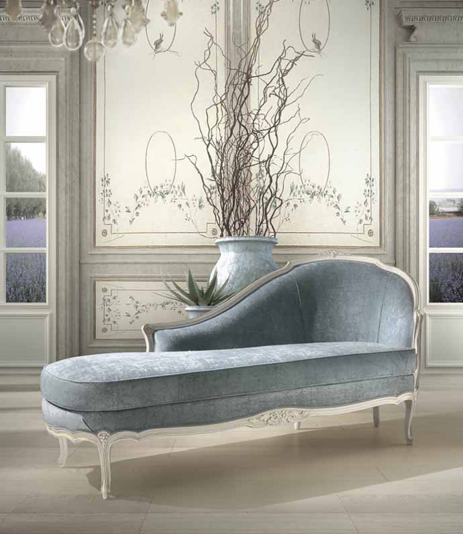 The couch with a semicircular headboard Mediterraneo, Angelo Cappellini