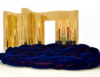 Sofa frameless plush Boa, Edra