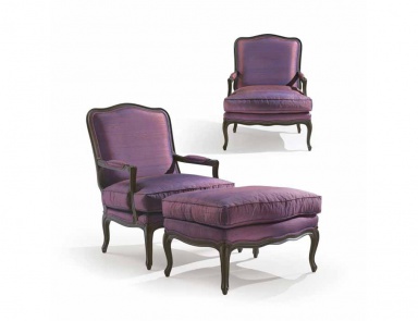 Chair with Ottoman Mediterraneo, Angelo Cappellini