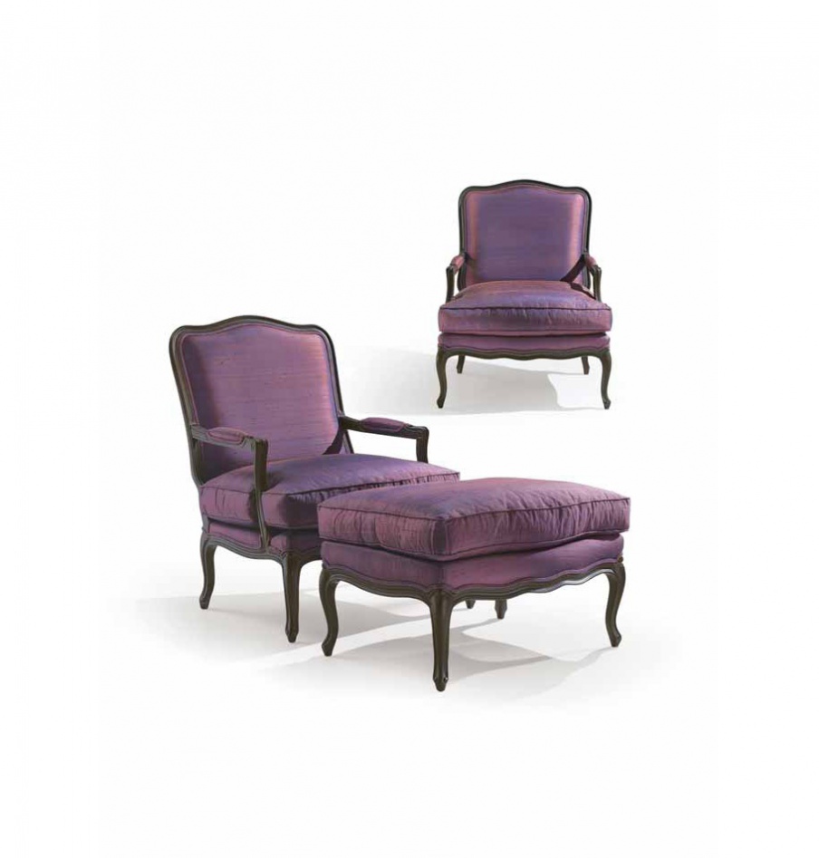 Chair with Ottoman Mediterraneo, Angelo Cappellini