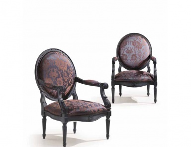 Chair with round backrest Mediterraneo, Angelo Cappellini