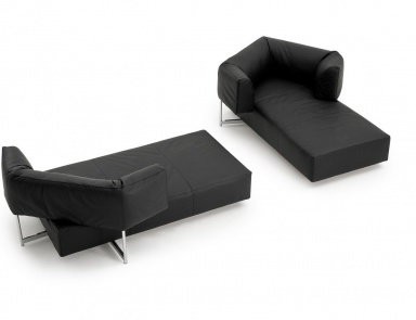 The modular sofa corner upholstered in leather or fabric HFST, Edra