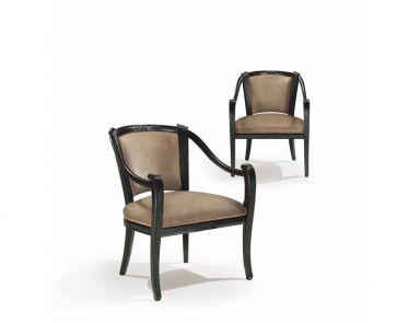 Chair with fabric upholstery Mediterraneo, Angelo Cappellini
