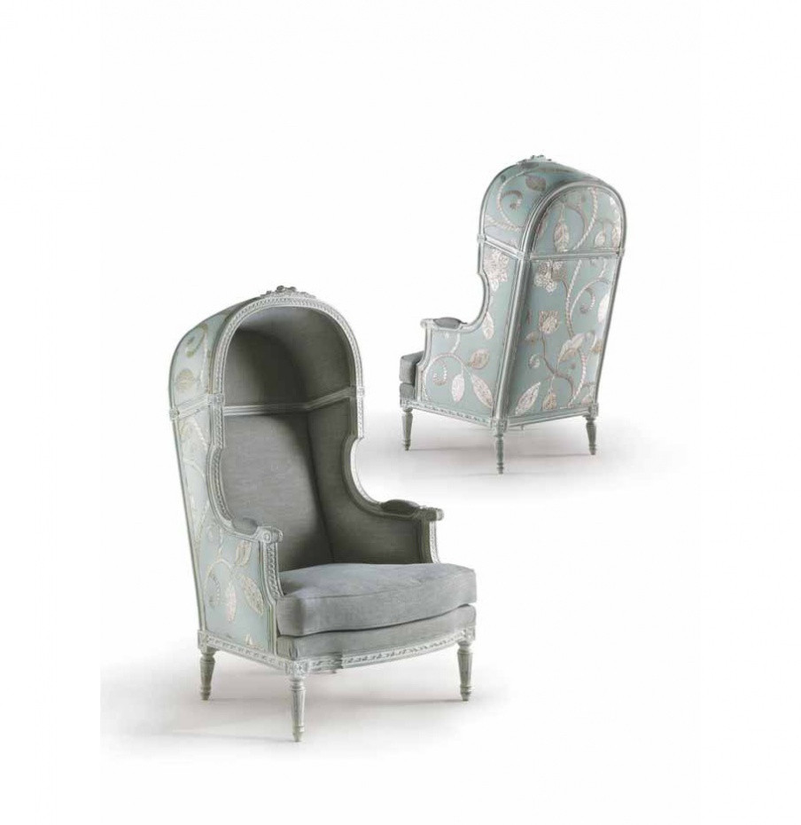 The high-backed chair Mediterraneo, Angelo Cappellini