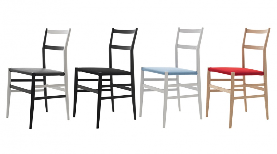 The 699 IMBOTTITA chair upholstered, Cassina