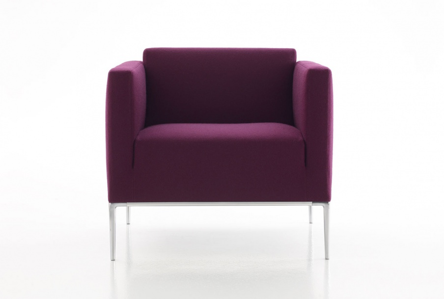 Chair in textile or leather upholstery Jean, B&B Italia