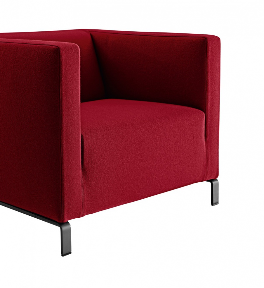 Armchair in fabric Ray B&B Italia