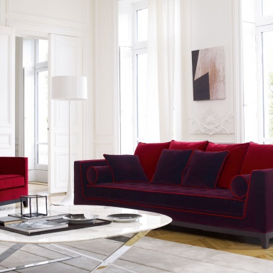 Three seater sofa Lutetia