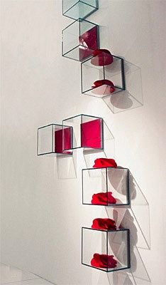 Glassbox glass shelves, EmmeBi
