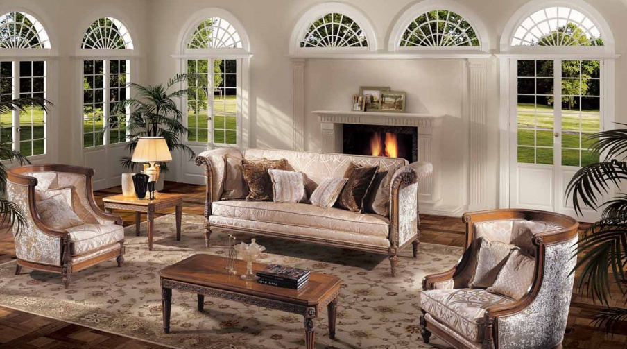 Living room (sofa set) Tieck, Angelo Cappellini