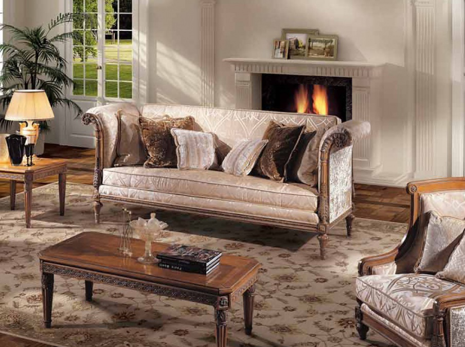 Sofa with high back Tieck, Angelo Cappellini