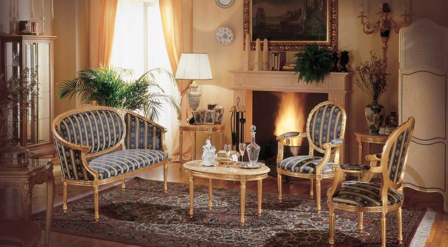 Living room (sofa set) Voltaire, Angelo Cappellini