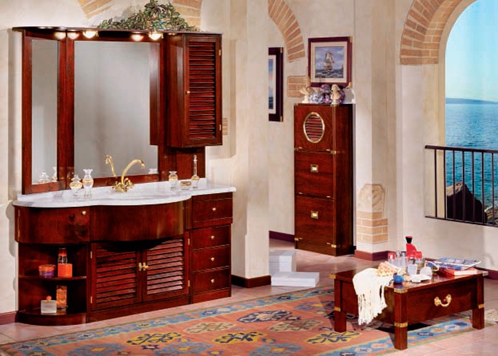 Set for bathroom Vecchia Maria Caroti