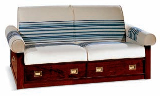 The sofa-Vecchia Maria Caroti