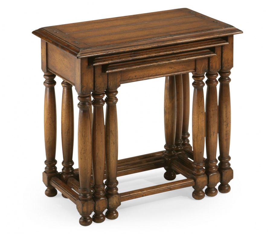 Set of three tables, Country Farmhouse, Jonathan Charles