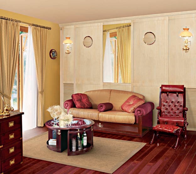 Sofa double Gold Line, Caroti