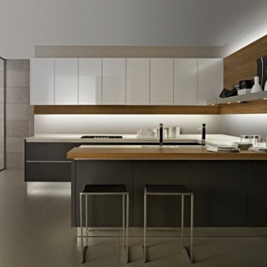 kitchen furniture kitchen) High teak