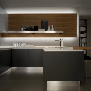 kitchen furniture kitchen) High teak