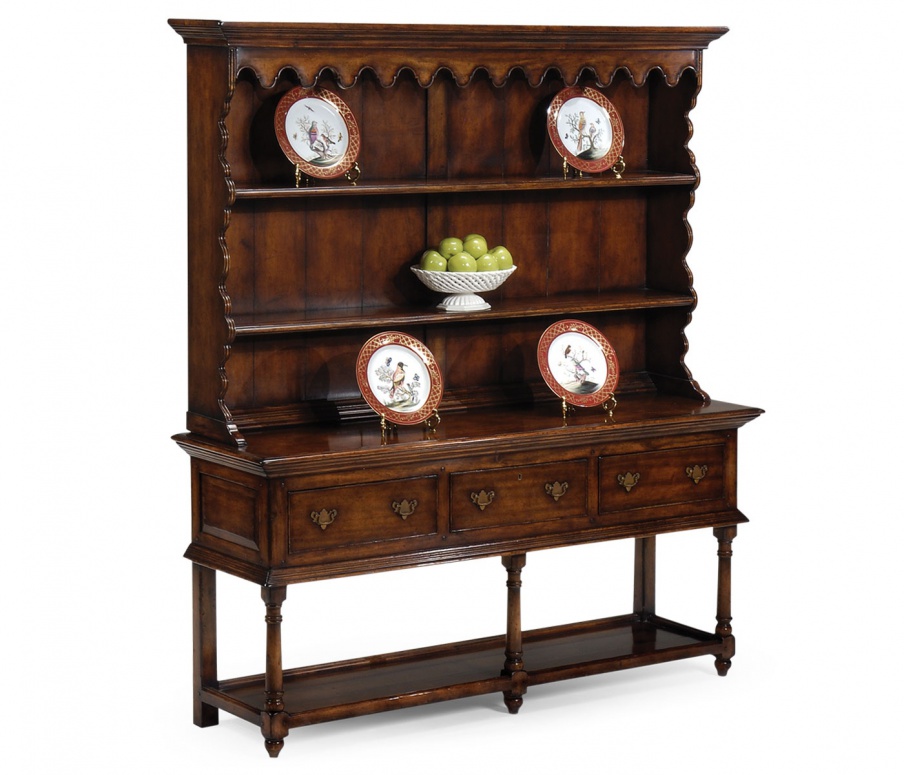 Sideboard with shelves for plates Country Farmhouse, Jonathan Charles