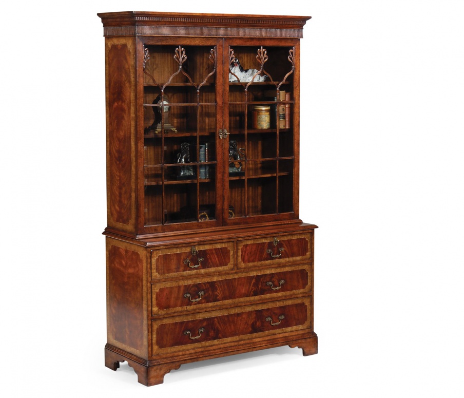 Bookcase with glazed doors Buckingham, Jonathan Charles