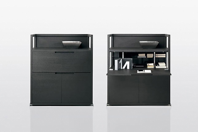 A chest of drawers made of solid wood, Atena scrittoio - features tisettanta furnishings