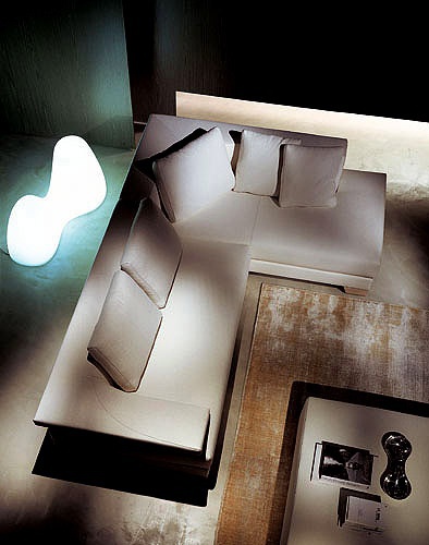 Modular sofa on a frame of wood, Forum - Swan