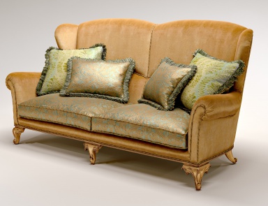 Sofa in fabric Alexander, Bruno Zampa