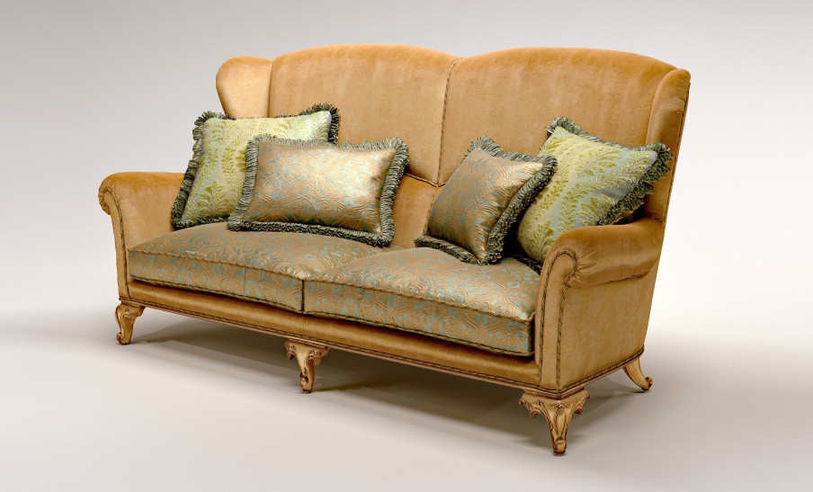 Sofa in fabric Alexander, Bruno Zampa