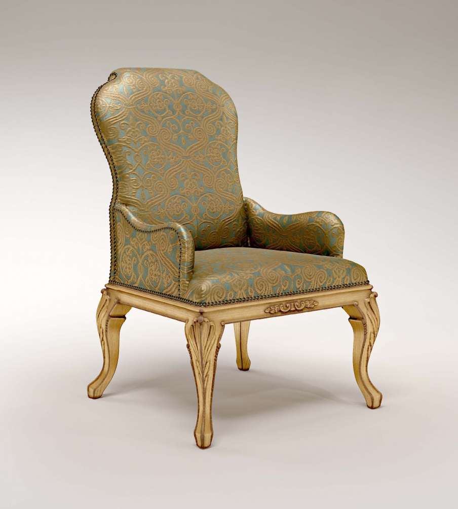 The high-backed chair Carol, Bruno Zampa