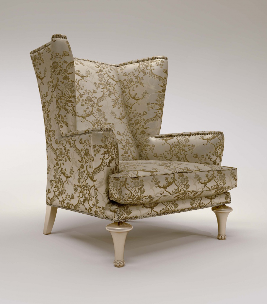 Armchair in fabric Picasso, Bruno Zampa