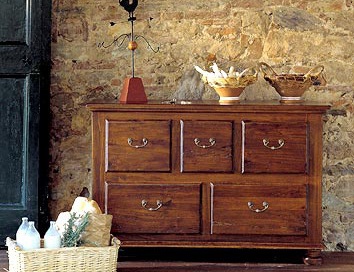 A chest of drawers made of solid wood, DOLFI