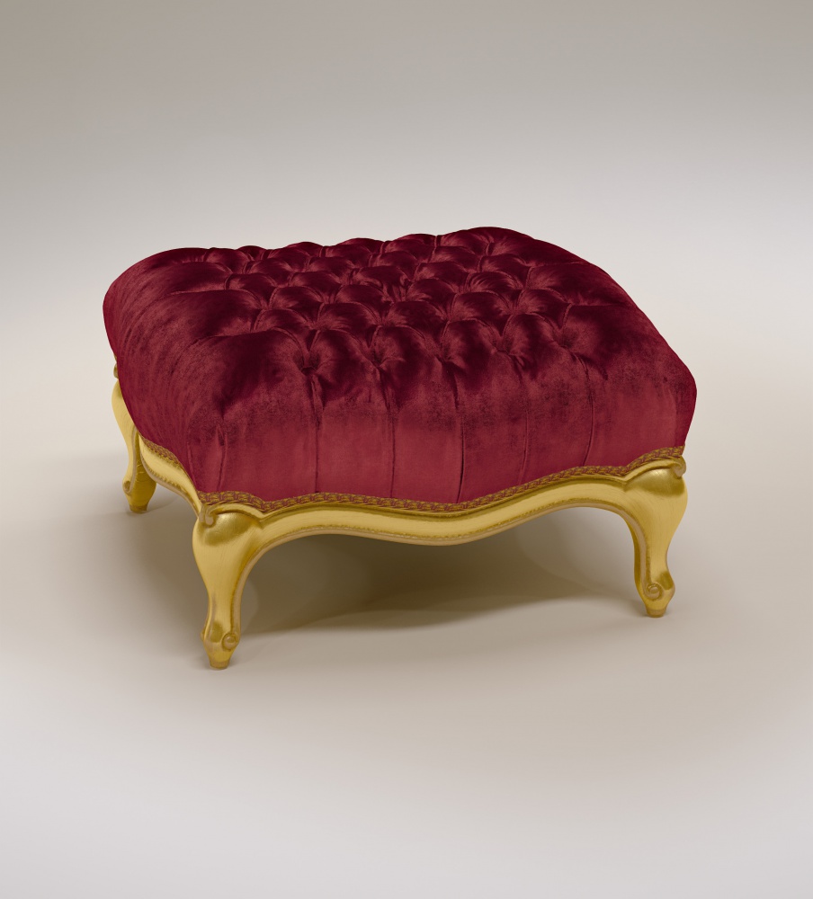 Soft pouf in fabric Modigliani, Bruno Zampa