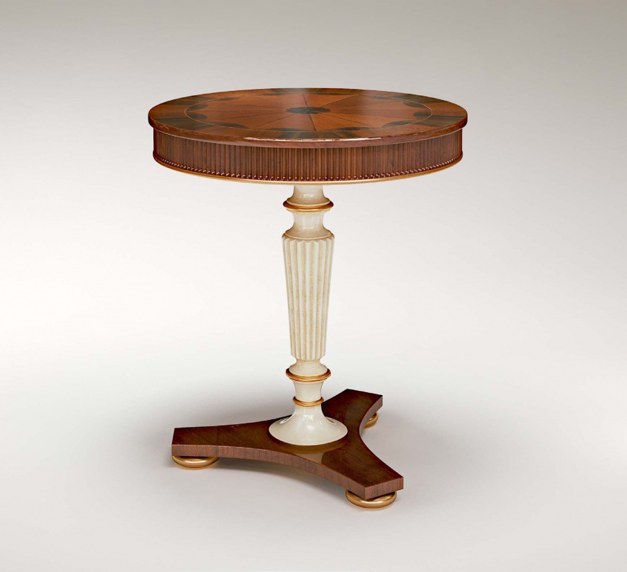 Round coffee table Otello, Bruno Zampa