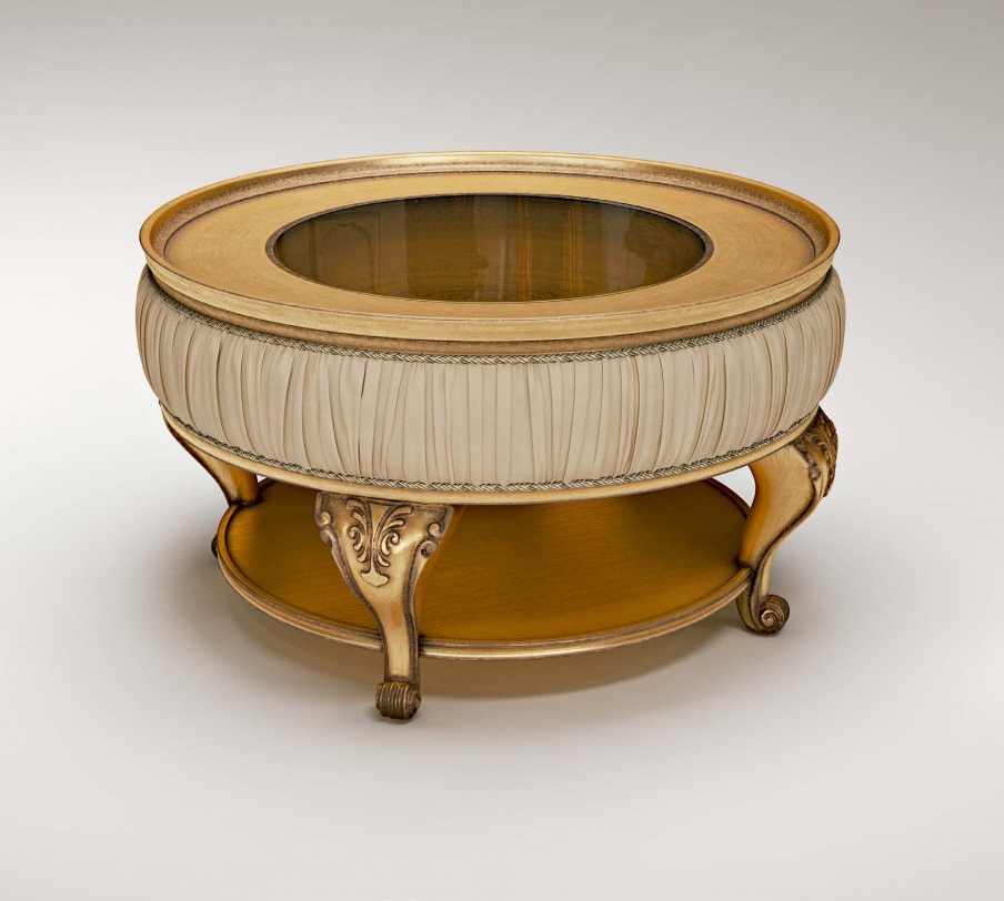 Round coffee table Passepartout, Bruno Zampa