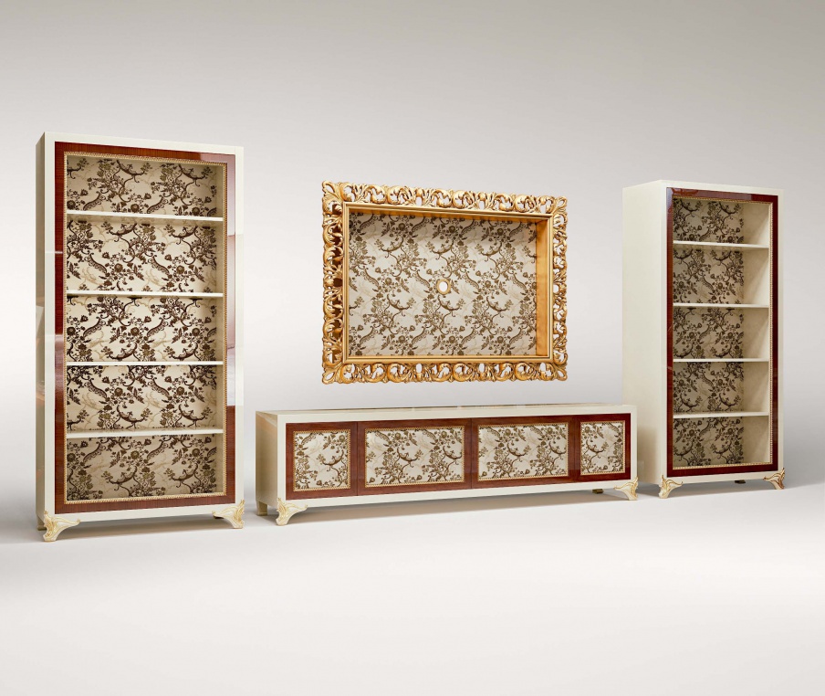 Modular system Elliot tv unit, Bruno Zampa