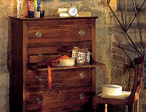 A chest of drawers made of solid wood, DOLFI