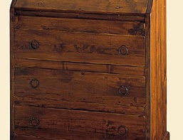 Secretaire from solid wood, DOLFI