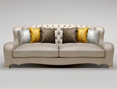 Double sofa Ego, Bruno Zampa (soft furnishings art Deco (art Deco))