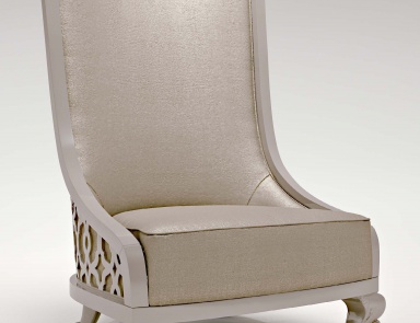 Chair with high back Club, Bruno Zampa