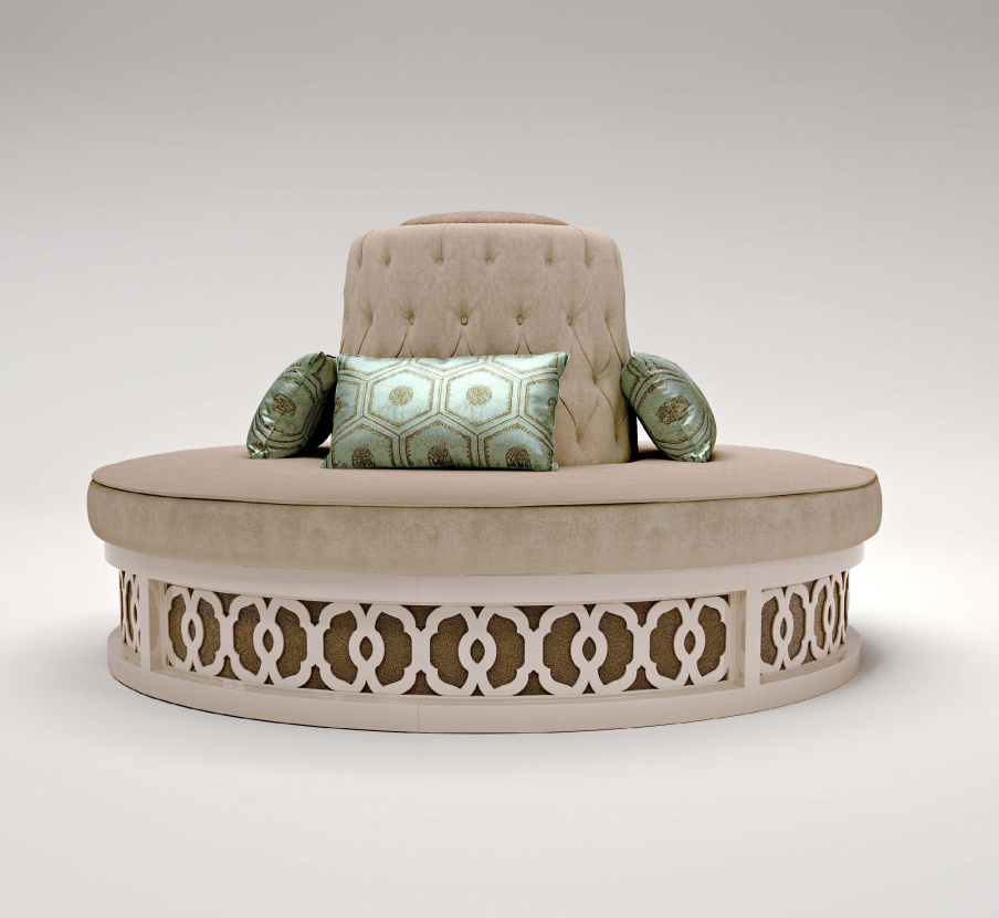 Round bench Joshua, Bruno Zampa