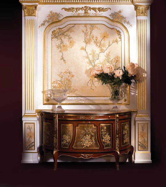 Sideboard in solid wood, Ezio Bellotti