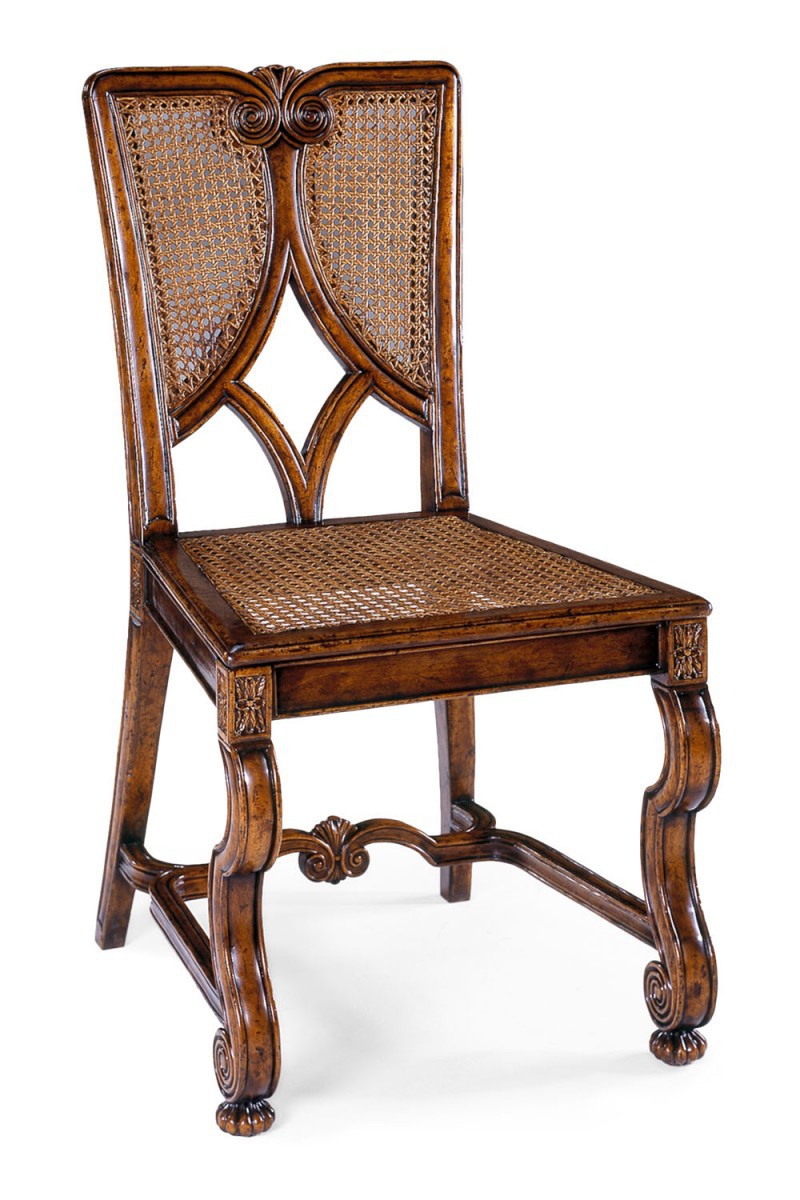 Chair with wicker seat and back Country Farmhouse, Jonathan Charles