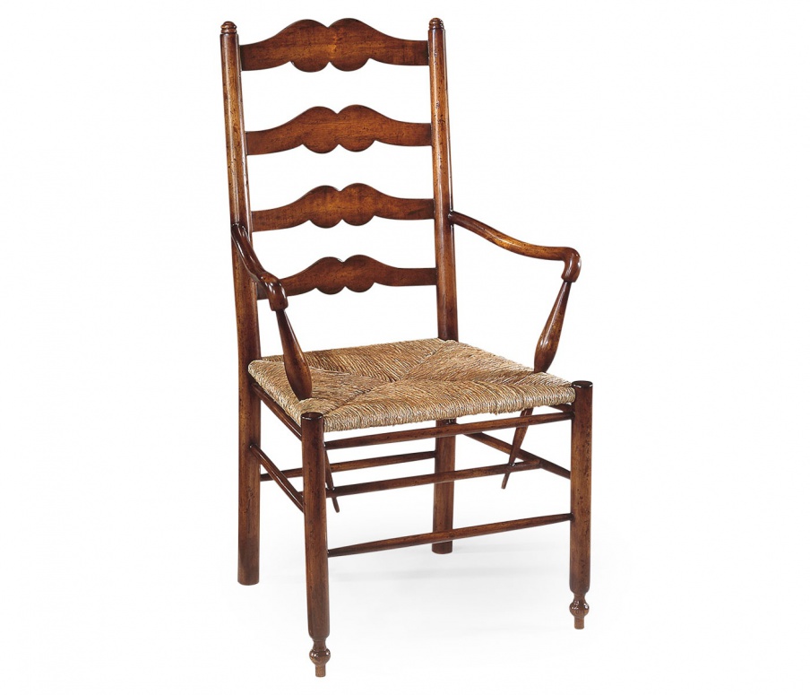 Chair with wicker seat, Country Farmhouse, Jonathan Charles