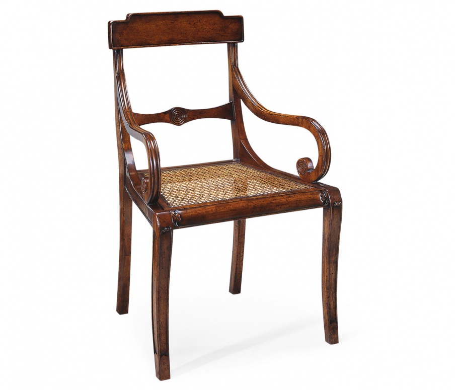 Chair with woven seat cane Country Farmhouse, Jonathan Charles