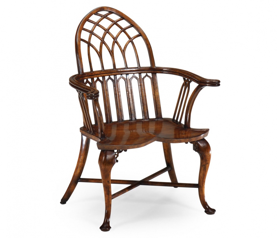 Unusual chair with backrest and armrests Windsor, Jonathan Charles