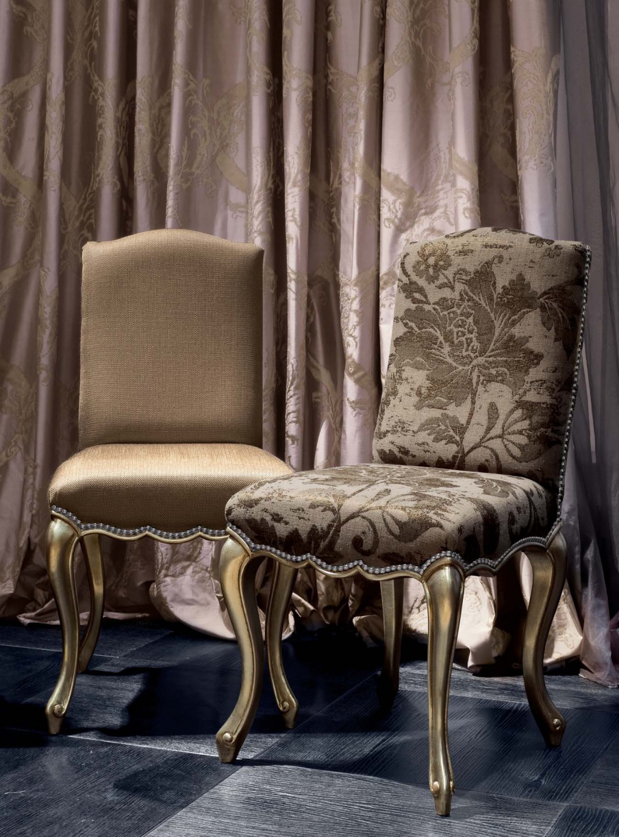 Chair with upholstered Gaudi, Bruno Zampa