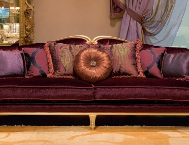 Four-seater sofa Valentino, Bruno Zampa