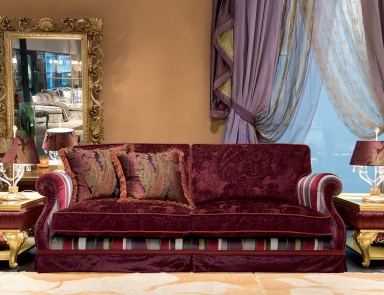 Three seater sofa Luisito patchwork, Bruno Zampa