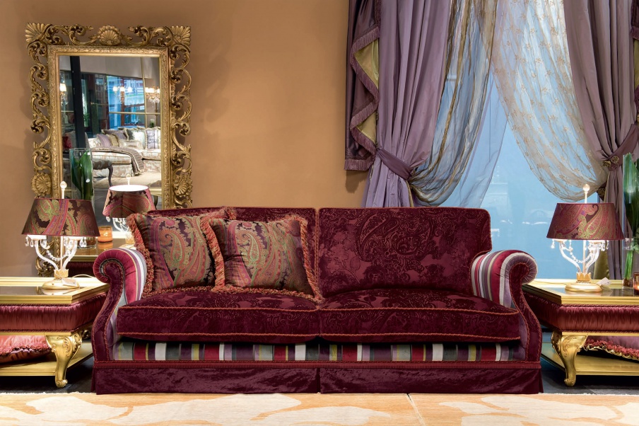 Three seater sofa Luisito patchwork, Bruno Zampa